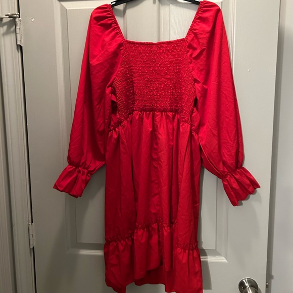 Spring/Summer Red Dress - Picture 4 of 5